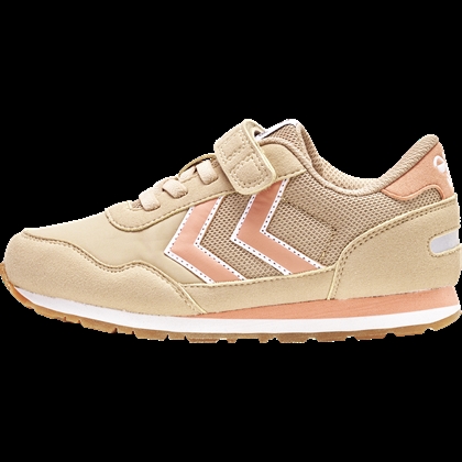 Hummel Reflex JR Sneakers – Beige med Peach / Humus 