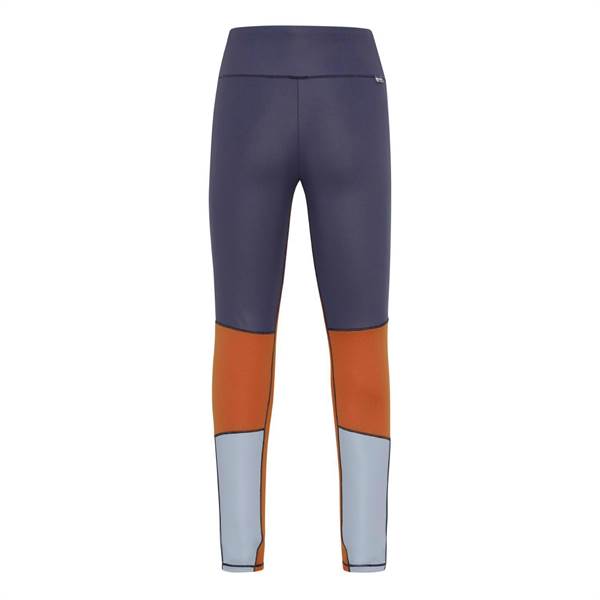 Molo leggings "Olympia" - Block/blå/orange