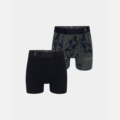 JBS CR7 Underbukser 2.Pak - Army/Sort