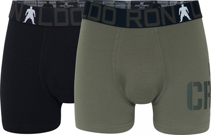 JBS CR7 Underbukser 2.Pak - Army/Sort 