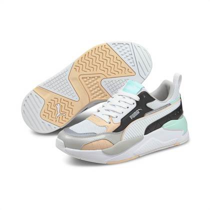 Puma sneakers "X-Ray 2 Square" - hvid/mint/fersken/sort