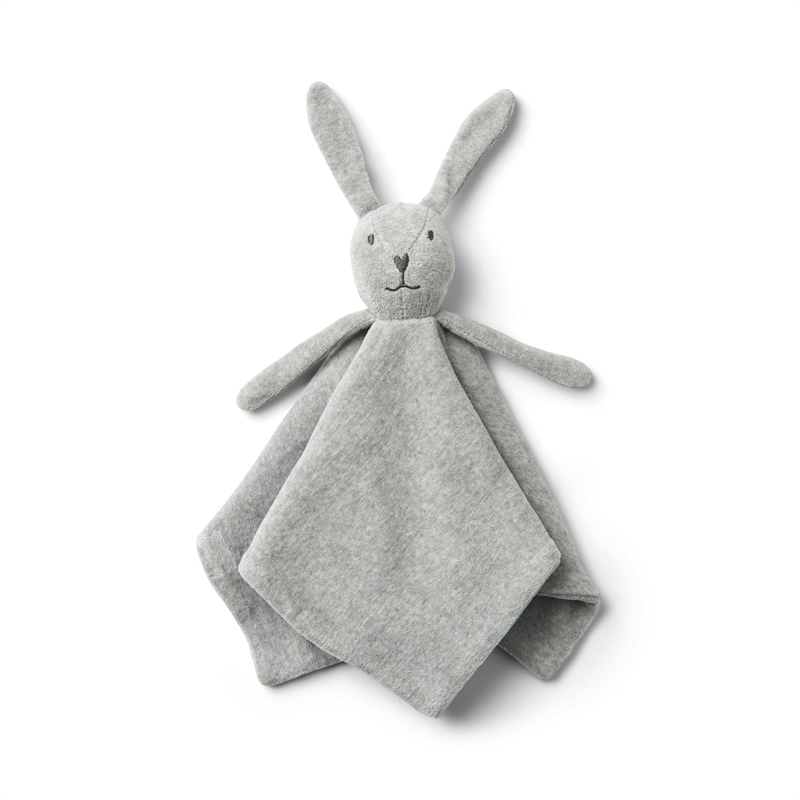 Wheat Bunny Baby Lovey - Melange Grey