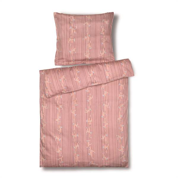 Kay Bojesen sengetøj - baby - lyserød/abe - øko