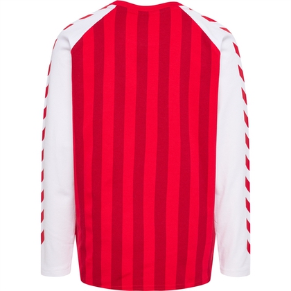 Hummel DBU fodbold bluse - striber / rød / hvid