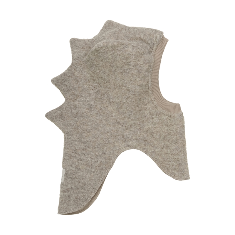 Huttelihut Elefanthue Balaclava Triangles Wool - Camel Melange 