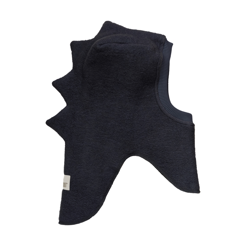 Huttelihut Elefanthue Balaclava Triangles Wool - Dark Navy 