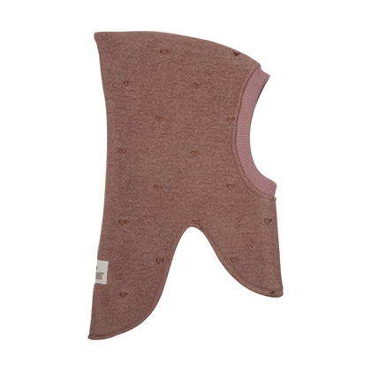 Huttelihut Elefanthue Balaclava All Over Emb Wool - Burlwood 