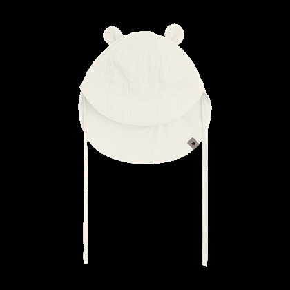 Huttelihut Summer Hat Ears Muslin - Antique White