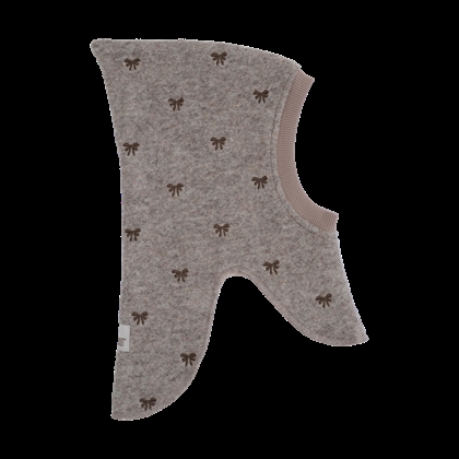 Huttelihut Balaclava Emb. Wool 2 - Camel Melange