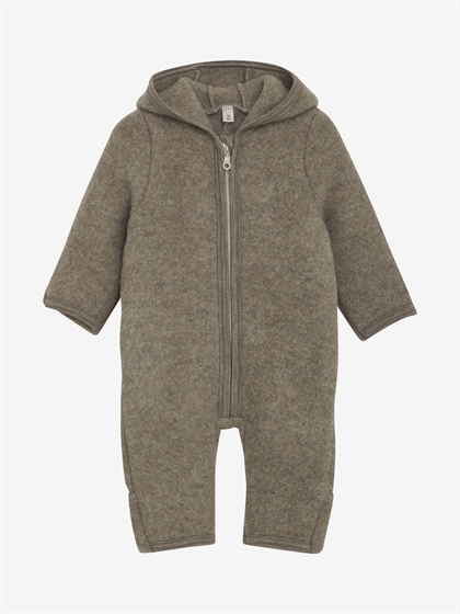 Huttelihut Fleecedragt Pram Suit Wool Fleece - Savannah Melange 