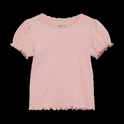 Huttelihut T-shirt Rib - Pale Mauve