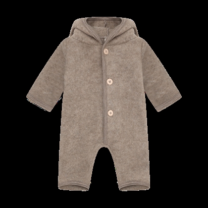 Huttelihut Pram Suit Pixie Wool Fleece - Savannah Melange