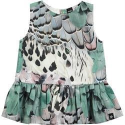 Molo Cai Rooster Feathers T-Shirt Top Pige