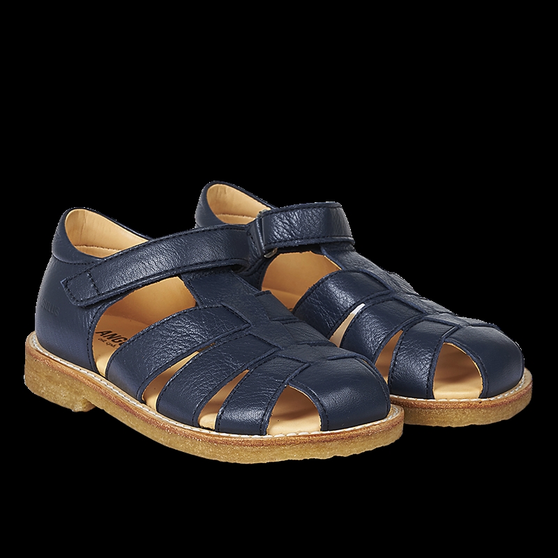 ANGULUS sandal med velcrolukning - 5026-101-2585 - Navy 