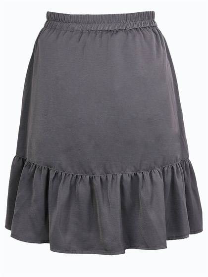 Rosemunde nederdel - grå