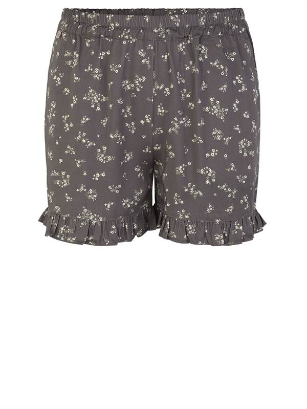 Rosemunde shorts - grå/blomster