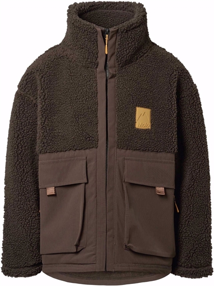 Molo Fleece Utha - Bark Brown