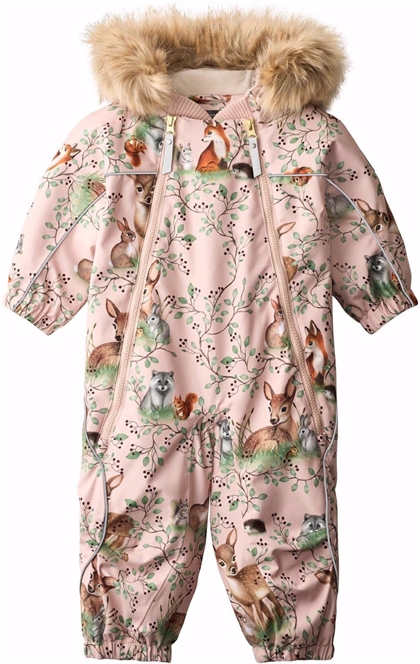 Molo Flyverdragt Pyxis Fur Baby - Furry Friends
