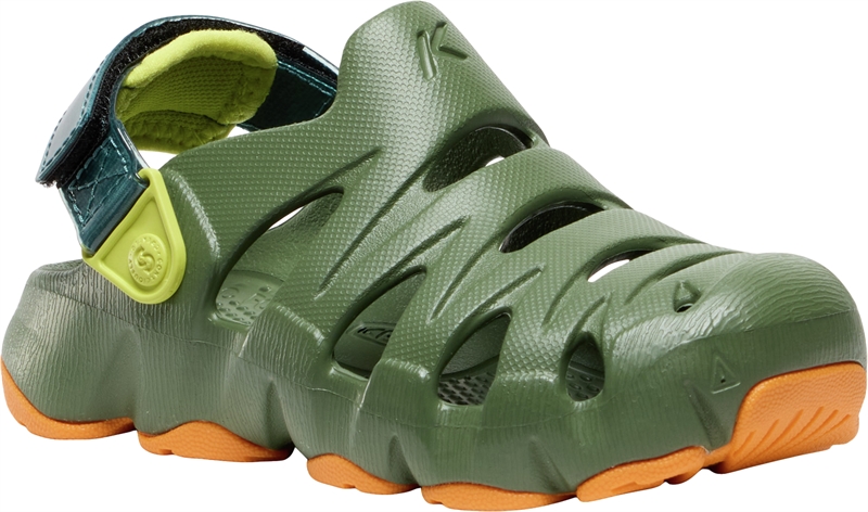 KEEN Sandaler Hyperflt C-Bronze - Green/Orange 