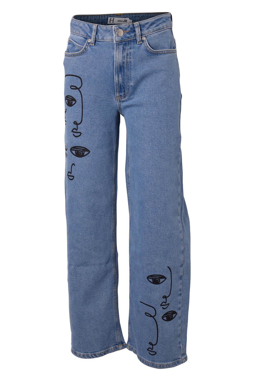 Bugsering Mange toksicitet Køb Hound jeans - wide/blå/picasso (pige)
