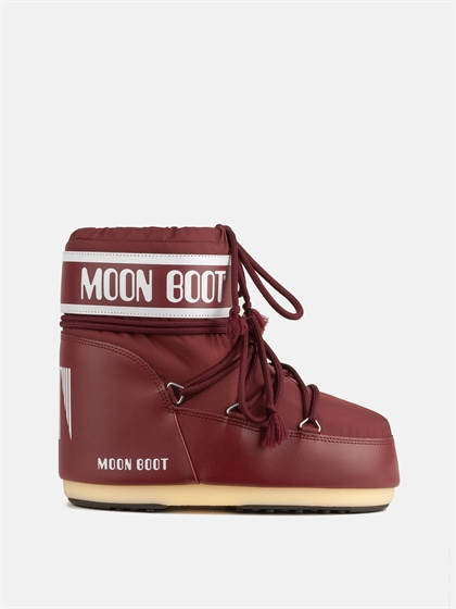 Moon Boot Vinterstøvle Icon Low Rubber - Burgendy
