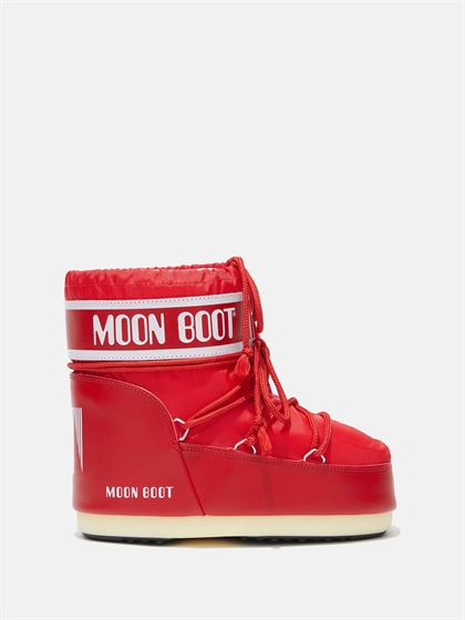 Moon Boot Vinterstøvle Icon Low Nylon - Red 