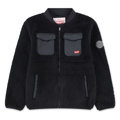 Levi's Quilt/Teddy Jakke - Black 