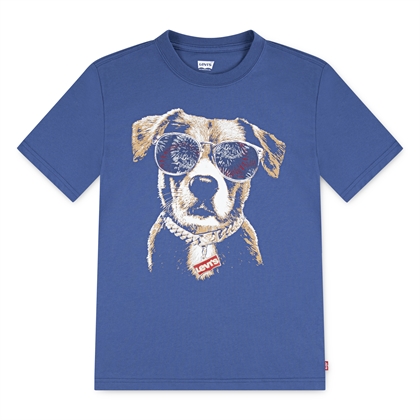 Levi's T-shirt Hundeprint - Blå 