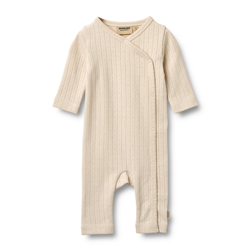 Wheat Wrapsuit L/S Everest - Almond Peach