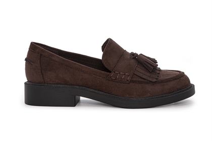 Doffy Ballerina Sko - Dark Brown