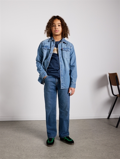 Levis Skjorte Barstow Weatern Shirt - Denim