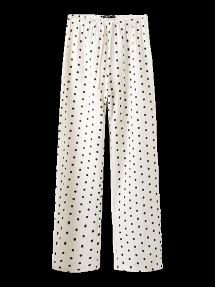 LMTD Sweatpants Flussa Wide - White Alyssum 