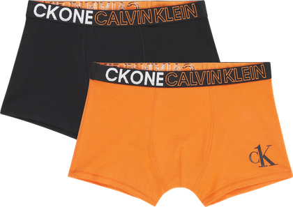 Calvin Klein boxershorts 2-pak - sort/orange