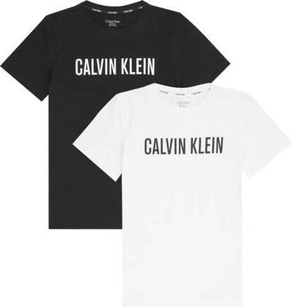 Calvin Klein 2-pak T-shirt - sort/hvid