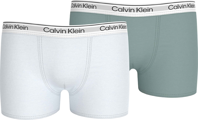 Calvin Klein Boxers - Bluesurf/White (2pak)