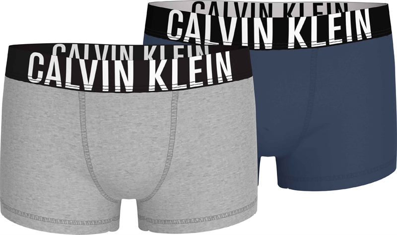 Calvin Klein Boxers - Grey Heather/Black Iris (2pak)