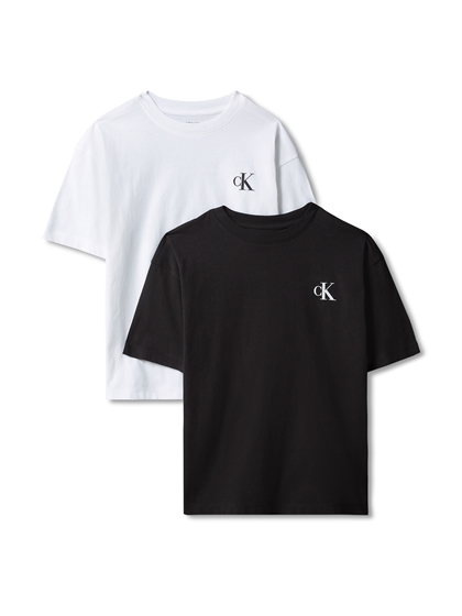 Calvin Klein T-shirts 2pak. - Sort/Hvid