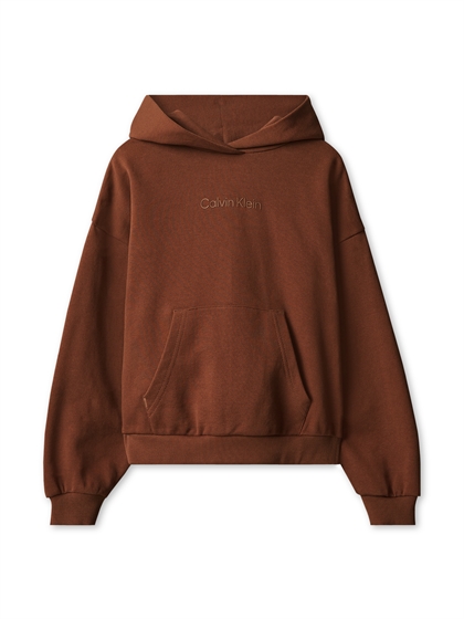 Calvin Klein Hoodie Back Print - Brown