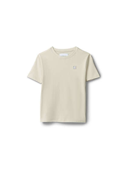 Calvin Klein T-shirt Momo Mini Badge - Beige