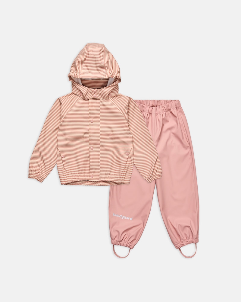Bundgaard Regntøj Cayce Vintage Rose Stripe - Rose