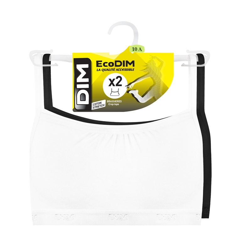 Dim Toppe 2Pak - Sort & Hvid