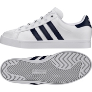 Adidas Coast Star synt. Læder sneakers / sko i hvid med navy striber