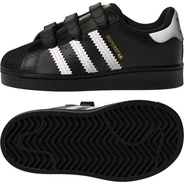 Adidas sneakers "Superstar CF I" - sort/hvid/guld