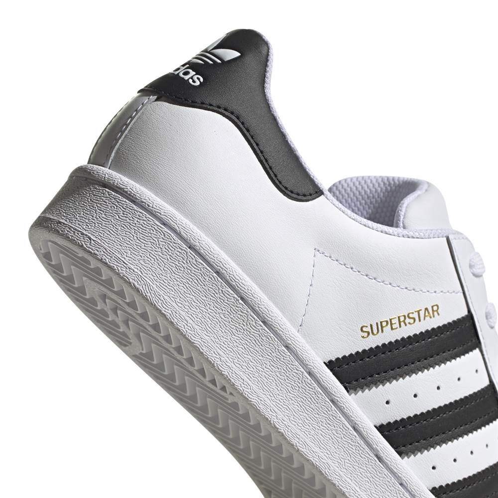 marxistisk mumlende Vind Adidas sneakers Superstar J - hvis/sort/guld - FV3284