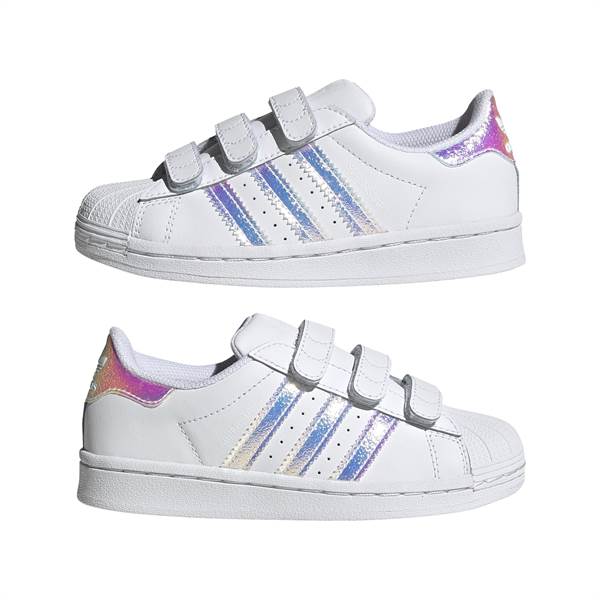Adidas sneakers "Superstar CF C" - hvid/glitter