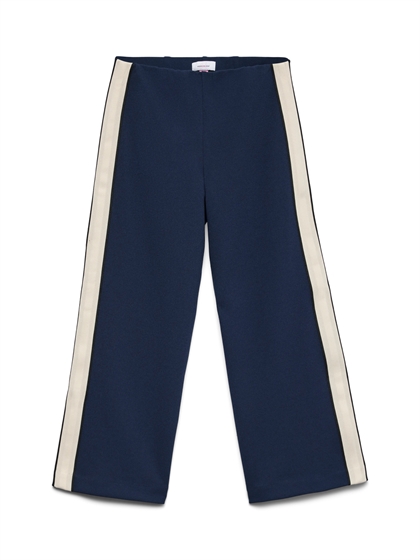 Vero Moda Girl bukser med brede ben - komfort og moderne stil i Navy Blazer 