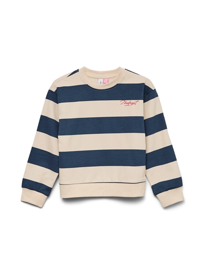 Vero Moda Girl sweatshirt  Viola med striber - comfy og cool hverdagsstyle 
