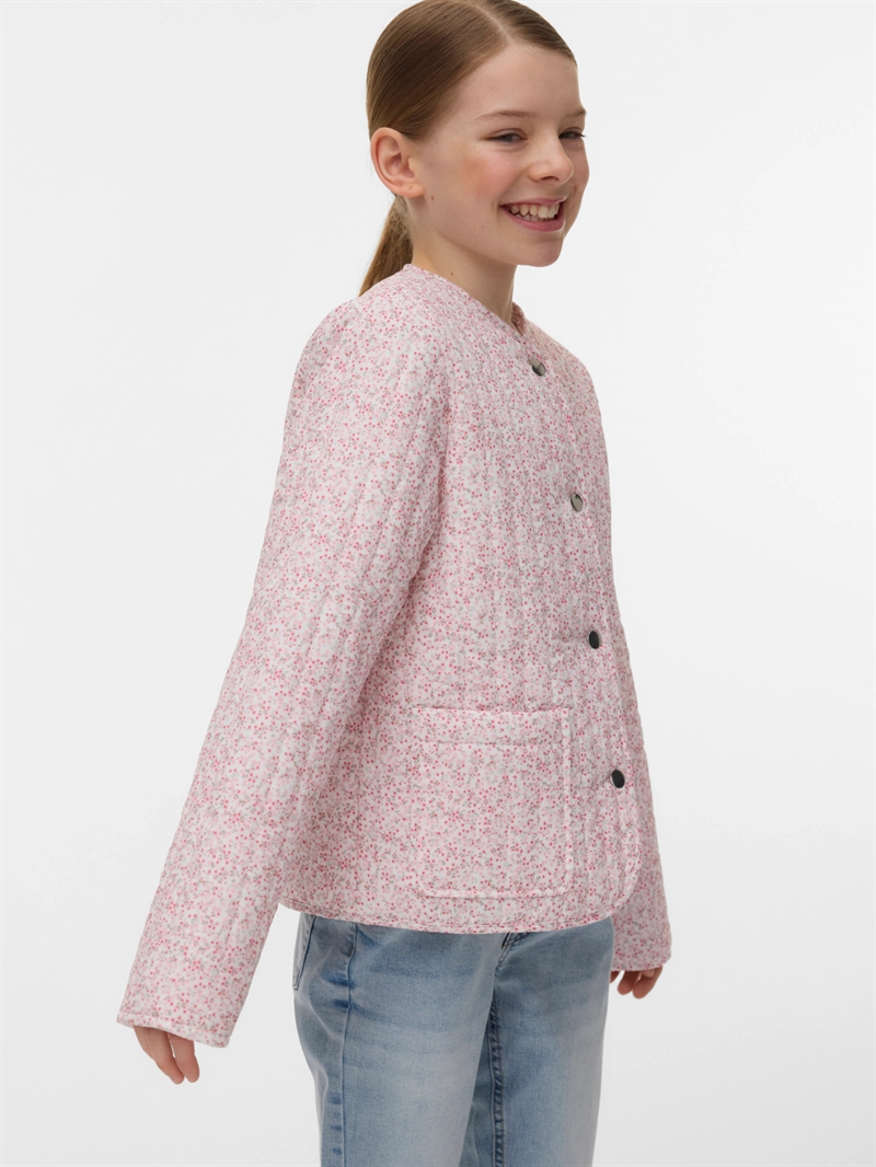 Vero Moda Mannie quiltet jakke - trendy overgangsjakke til piger i Snow White 