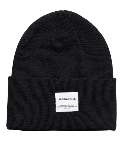 Jack & Jones Hue Long Knit Beanie - Black
