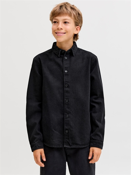 Jack & Jones Junior Skjorte – Loose Fit Sort Denim